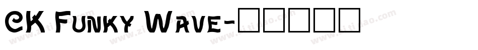 CK Funky Wave字体转换